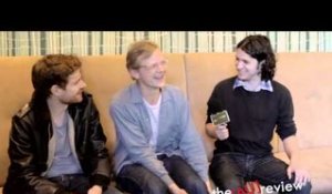 Django Django (UK) in conversation with the AU review after Splendour in the Grass (2012).