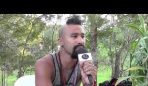 Nahko Bear (Medicine for the People) Interview at Bluesfest Byron Bay (Australia)