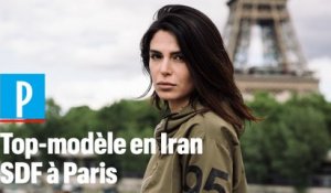 Negzzia, top-modèle en Iran, SDF à Paris