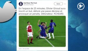 Twitter sous le charme d’Olivier Giroud après sa superbe finale