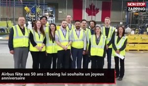 Airbus fête ses 50 ans : Boeing lui souhaite un joyeux anniversaire (vidéo)