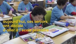 Corée du Sud : des grands-mères vont à l'école primaire pour la première fois