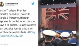 75e anniversaire du Débarquement. 35 ans après son père, Justin Trudeau participe aux commémorations