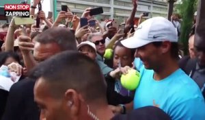 Rafael Nadal fait un gros câlin à une jeune fan à Roland-Garros, la vidéo buzz