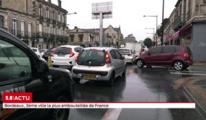 Bordeaux, 3ème ville la plus embouteillée de France