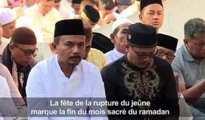 Les musulmans indonésiens célèbrent l'Aïd el-Fitr