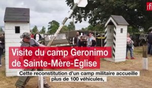 Débarquement : visite du camp militaire Geronimo de Sainte-Mère-Église