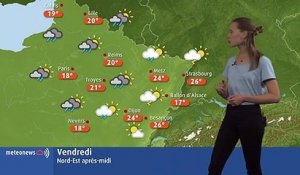 La météo du vendredi 7 juin 2019 en Lorraine et en Franche-Comté