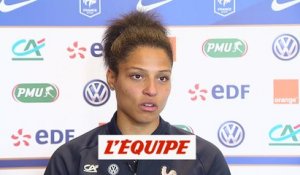 Gauvin «Jouer à domicile, c'est une bonne pression» - Foot - CM 2019 (F) - Bleues