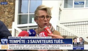 "C'est un drame effroyable" : la sénatrice Union Centriste de Vendée rend hommage aux sauveteurs en mer