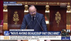 Edouard Philippe: "Nous avons beaucoup fait depuis deux ans, et il nous reste beaucoup à faire"