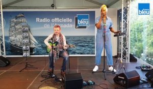 Aïassata et Frédéro sur les Terrasses Live de France Bleu Normandie