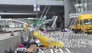 Hong Kong se réveille après une nouvelle journée de protestation