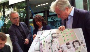 Nancy : Laurent Hénart présente la navette 100% électrique qui sillonnera le centre ville à partir de septembre