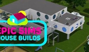 Les Sims : une vidéo accélérée de la construction d'une maison futuriste