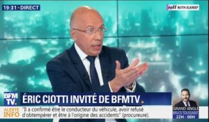 Eric Ciotti: "Quand un étranger agresse un policier, il n'a plus rien à faire en France"