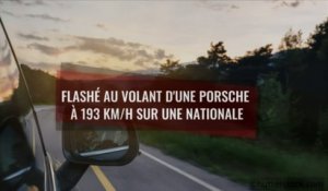 Excès de vitesse : flashé au volant de sa Porsche à 193 km/h sur une nationale