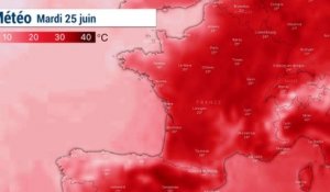 VIDÉO - Canicule : les températures prévues matin, midi, après-midi, soir et nuit de mardi à samedi