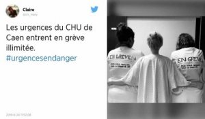 CHU de Caen : le service des urgences en grève illimitée