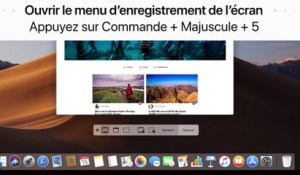Enregistrer l'écran de votre Mac
