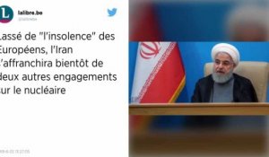 Accord sur le nucléaire : L’Iran annonce qu’il rompra deux de ses engagements le 7 juillet