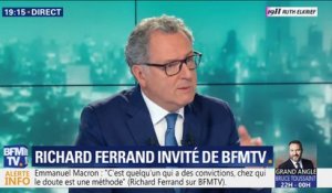 Pour Richard Ferrand, Emmanuel Macron "est quelqu'un qui a des convictions, chez qui le doute est de méthode"