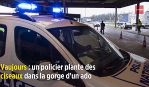 Vaujours : un policier plante des ciseaux dans la gorge d'un ado
