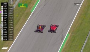 L'incroyable dépassement de Verstappen sur Vettel