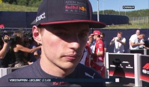 Verstappen : "je suis revenu tour après tour"