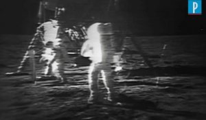 Les images des premiers pas de l'Homme sur la Lune mises aux enchères