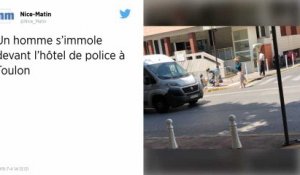 Venu porter plainte, un homme s'immole par le feu devant l'hôtel de police de Toulon