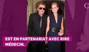 PHOTOS. Læticia Hallyday, heureuse d'accompagner des clowns à...