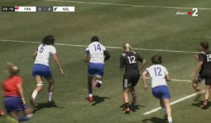 Women's Rugby Super Series 2019 : le premier essai pour l'équipe de France face aux Black Ferns
