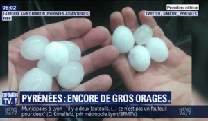 Les images du déluge de grêle qui s'est abattu dans les Pyrénées et en Ariège