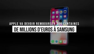 Apple dans l’obligation de rembourser 683 millions de dollars à Samsung