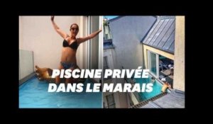 C&#39;est quoi cette piscine balcon dans cet hôtel parisien?