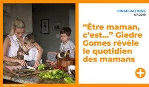 “Être maman, c’est…” Giedre Gomes révèle le quotidien des mamans