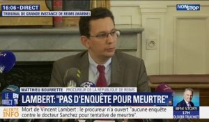 Mort de Vincent Lambert : "Ce n'est pas une enquête pour meurtre", a précisé le procureur de la République de Reims