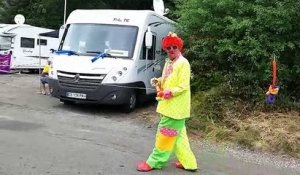 Le clown du nord dans la montée de la 6e étape du Tour de France