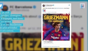 Le FC Barcelone recrute Antoine Griezmann  en provenance de l’Atlético Madrid