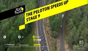 Le peloton accélère / The peloton is speeding up - Étape 9 / Stage 9 - Tour de France 2019