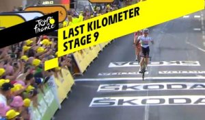 Last kilometer / Flamme rouge - Étape 9 / Stage 9 - Tour de France 2019