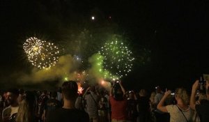À Nice, premier feu d'artifice depuis l'attentat du 14 juillet 2016