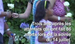 Hommage aux victimes de l’attentat de 2016 à Nice
