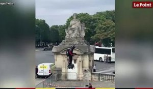 Franky Zapata, l'homme volant du défilé du 14 juillet 2019 à Paris