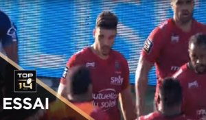 TOP 14 - Essai Julien HERITEAU 1 (RCT) - Agen - Toulon - J1 - Saison 2019/2020