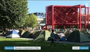 Migrants : un nouveau campement à Paris
