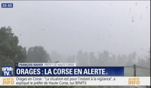 Orages: pour le préfet de Haute-Corse, "la situation est, pour l'instant, à la vigilance"