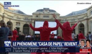 Des fans de "La Casa de Papel" découvrent (en avant-première) la saison 3... à la Monnaie de Paris