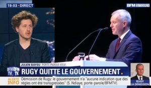 Julien Bayou (EELV) estime que les dîners de François de Rugy ont "jeté un discrédit sur toute la classe politique"
